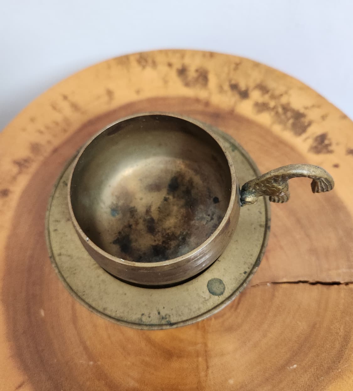 골동품 빈티지 앤틱 황동 찻잔 세트 상품이미지3