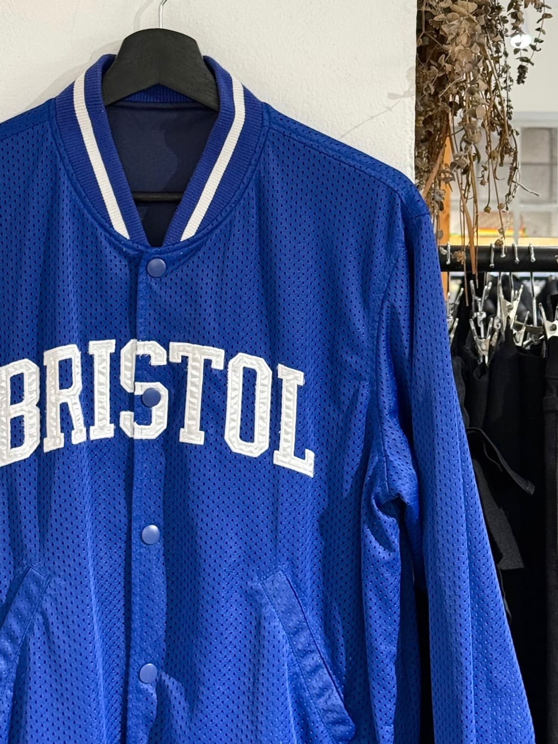 소프넷 FCRB 블루 메쉬 스타진 스타디움 점퍼 상품이미지3