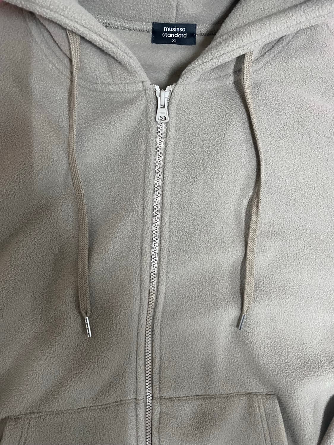 무신사스탠다드 폴라 폴리스 후디드 집업 상품이미지3