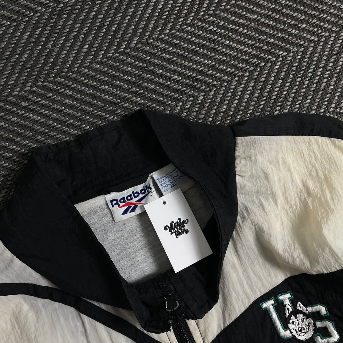 00s 리복 올드스쿨 박시핏 나일론 트랙자켓o 3755 상품이미지5