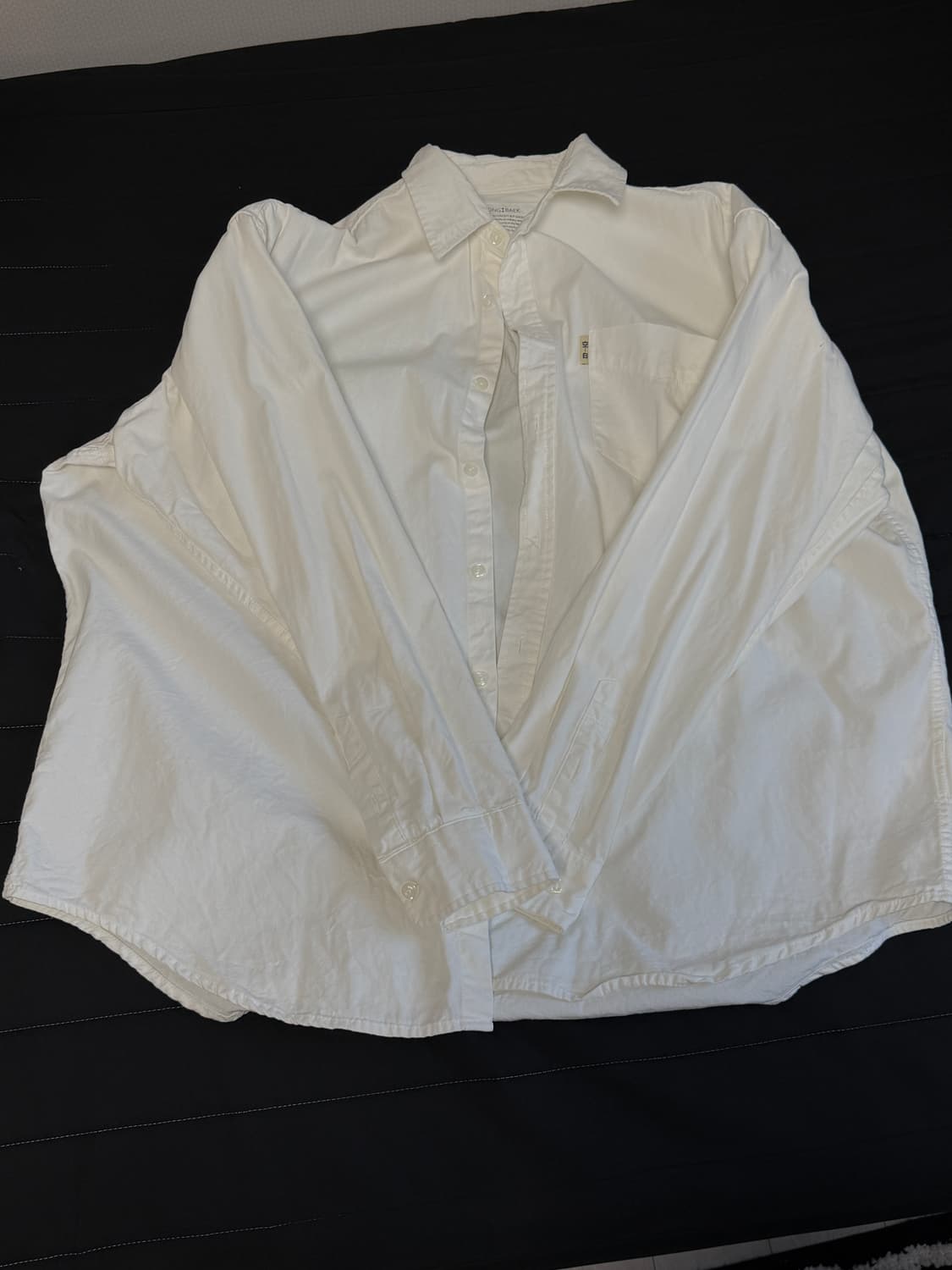 공백 워시드 옥스포드 셔츠 L 상품이미지1