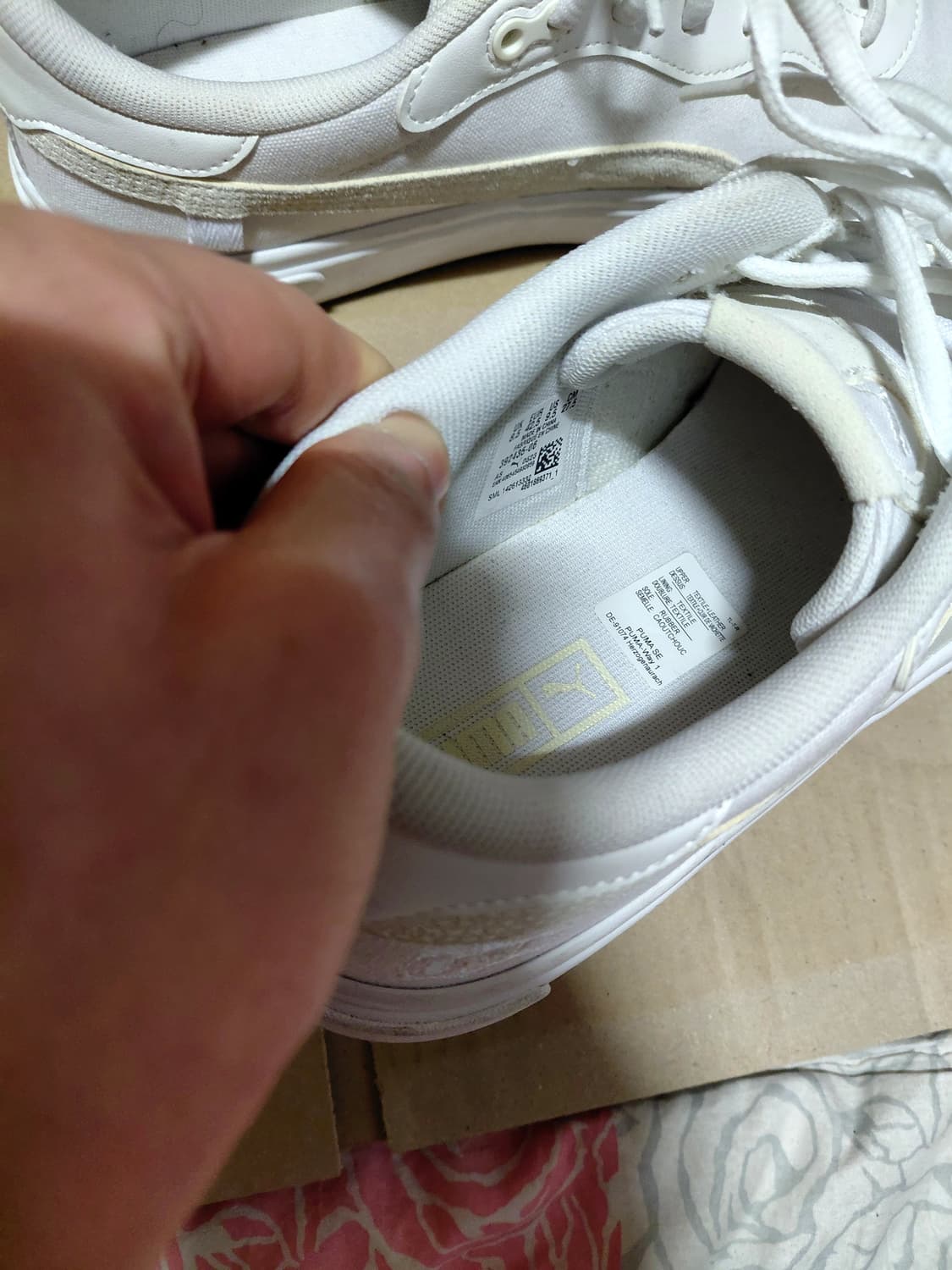 [푸마]카프리 로얄 화이트아이보리 스니커즈 275사이즈 상품이미지7