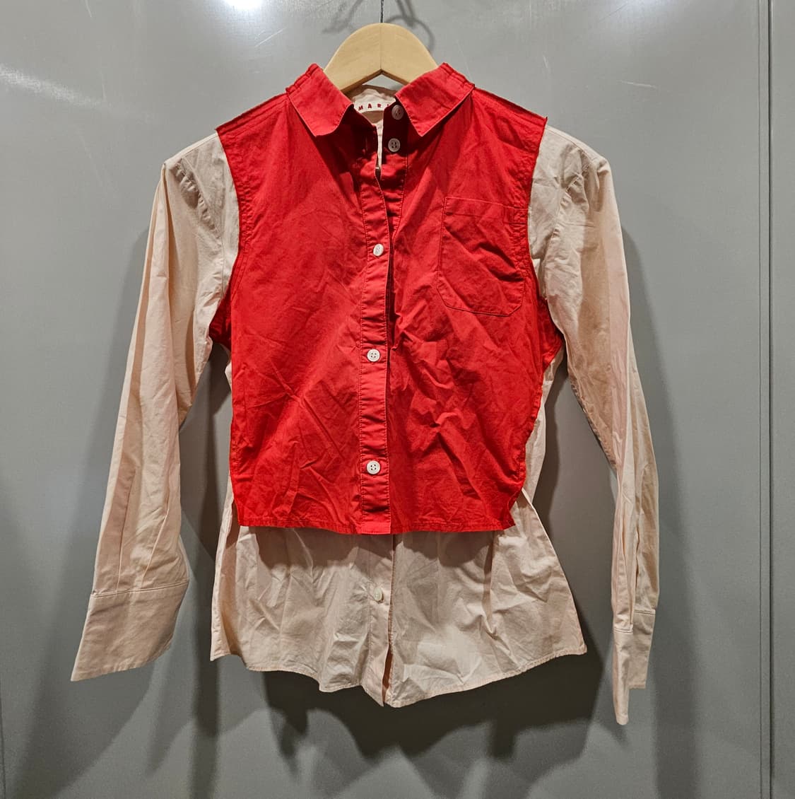 MARNI 마르니 여성 레이어드 셔츠 상품이미지1