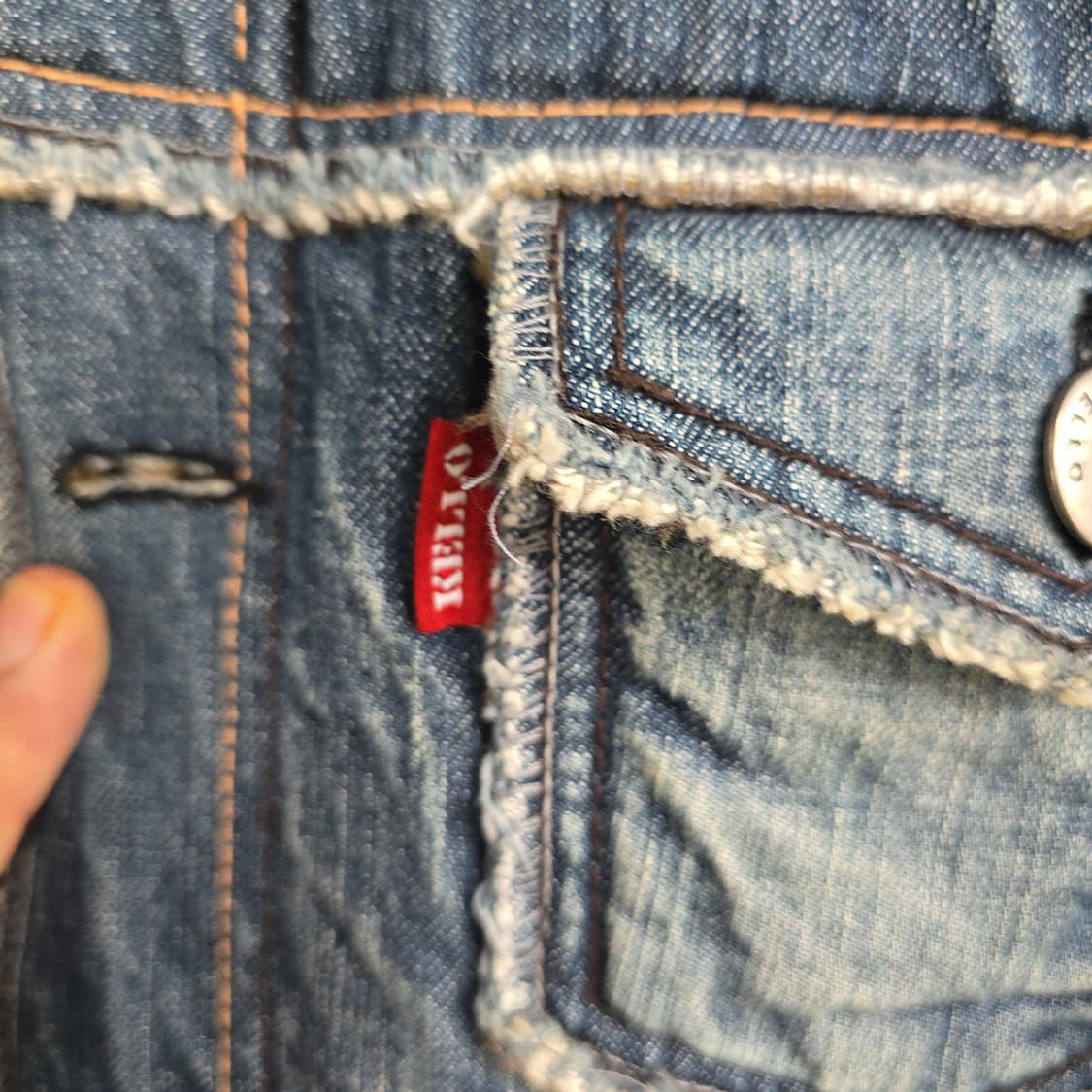 켈로진스(KELLO JEANS) 셰르파 데님 자켓 상품이미지6