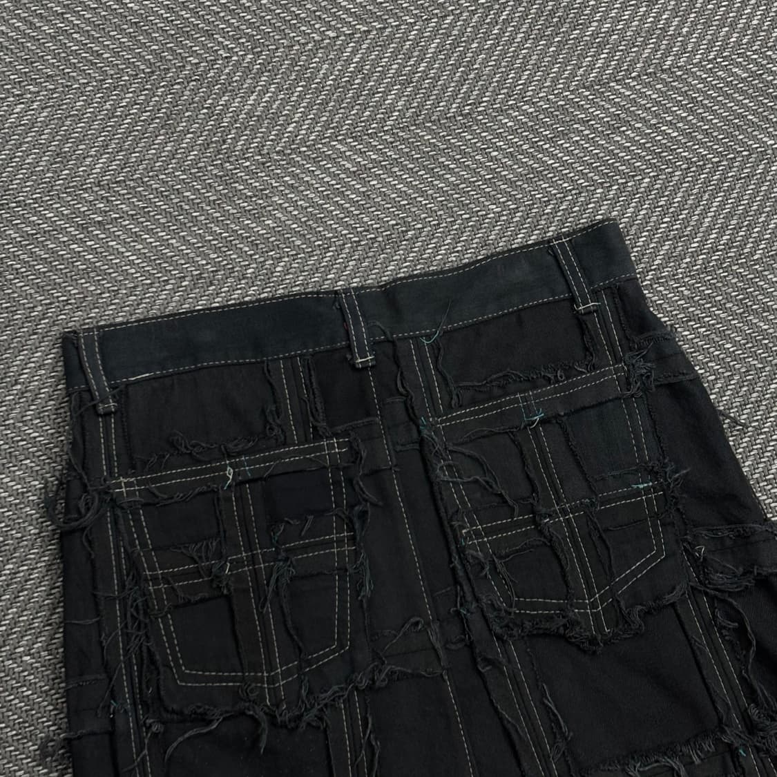 데님커스텀 미니스커트 V0575 상품이미지4