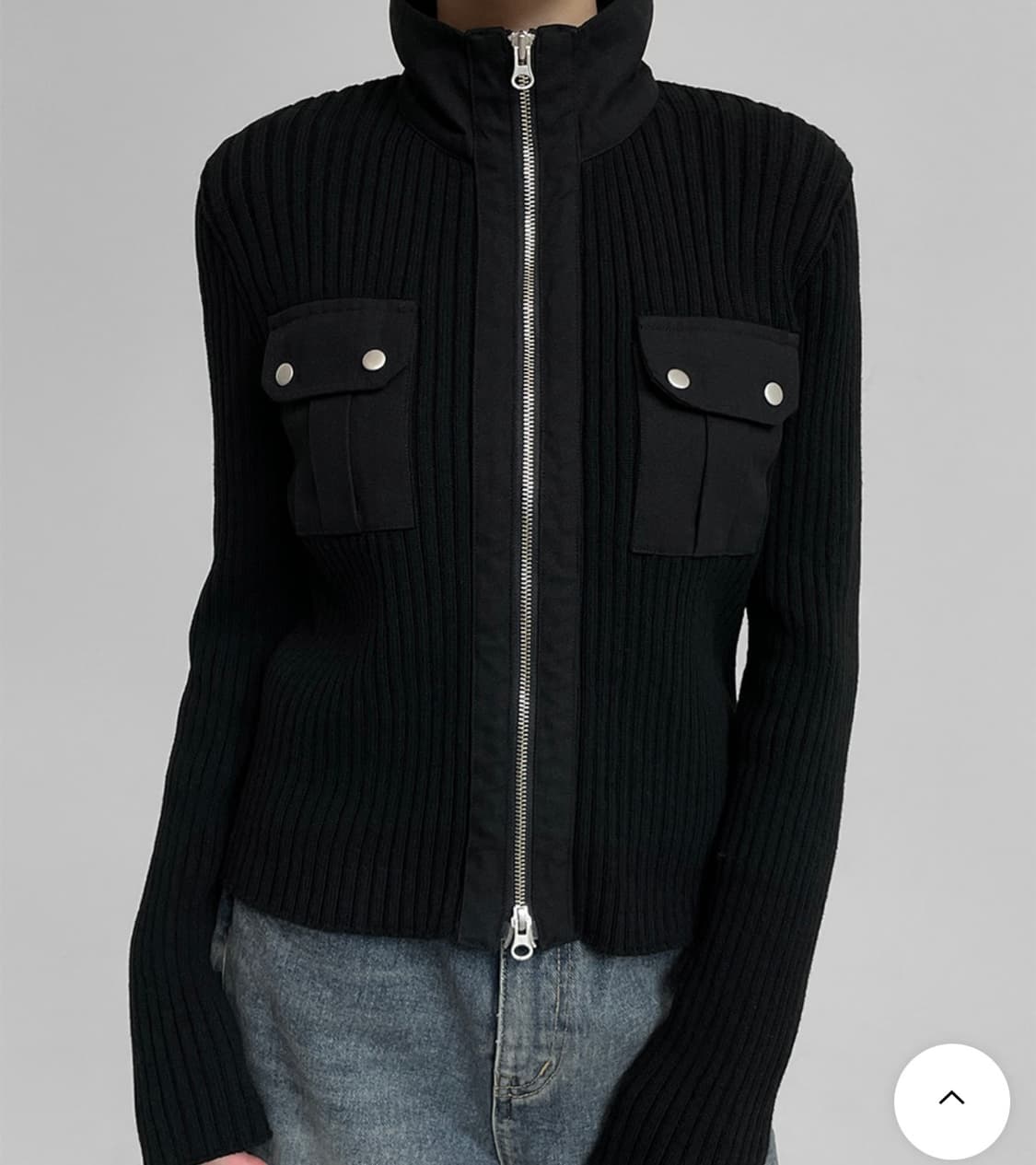 블랙업 MADE 니트 집업 자켓 상품이미지4