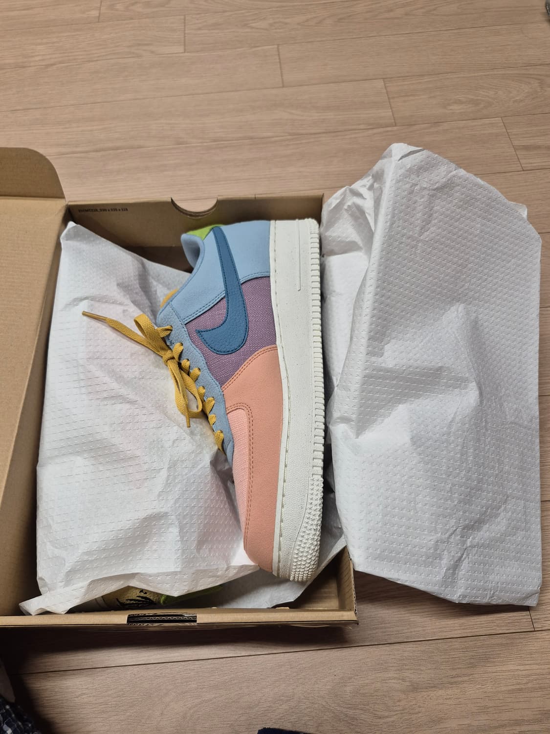 나이키 에어포스 1 '07 LV8 넥스트 네이쳐 썬 클럽 핑크/블루 상품이미지4