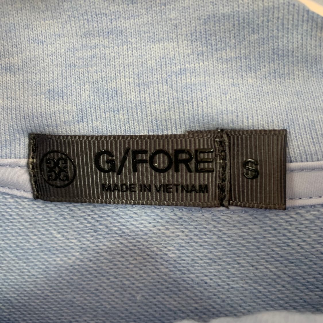 S G/FORE 지포어 골프 스컬 하프 반집업 맨투맨 상품이미지6