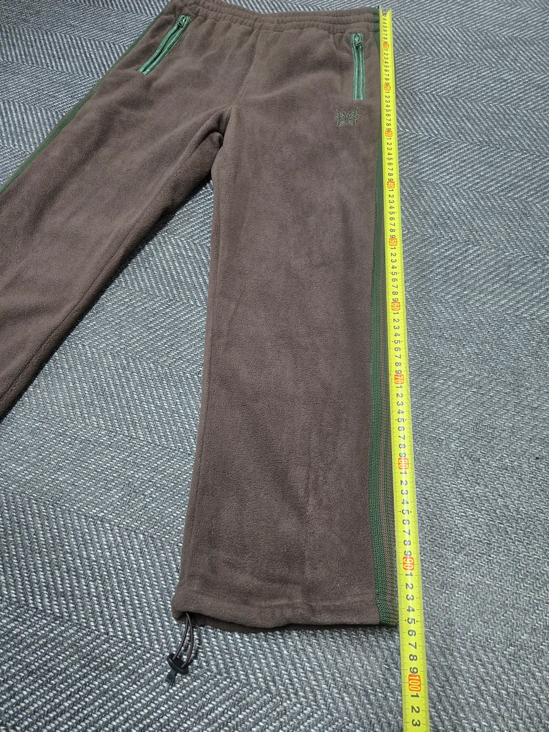 니들스 플리스 트랙 팬츠 브라운 그린 상품이미지9