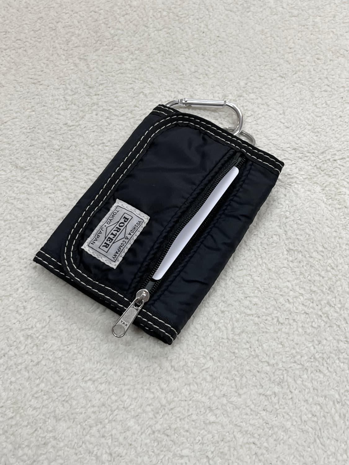 PORTER 포터 스티치 지갑 블랙 상품이미지6