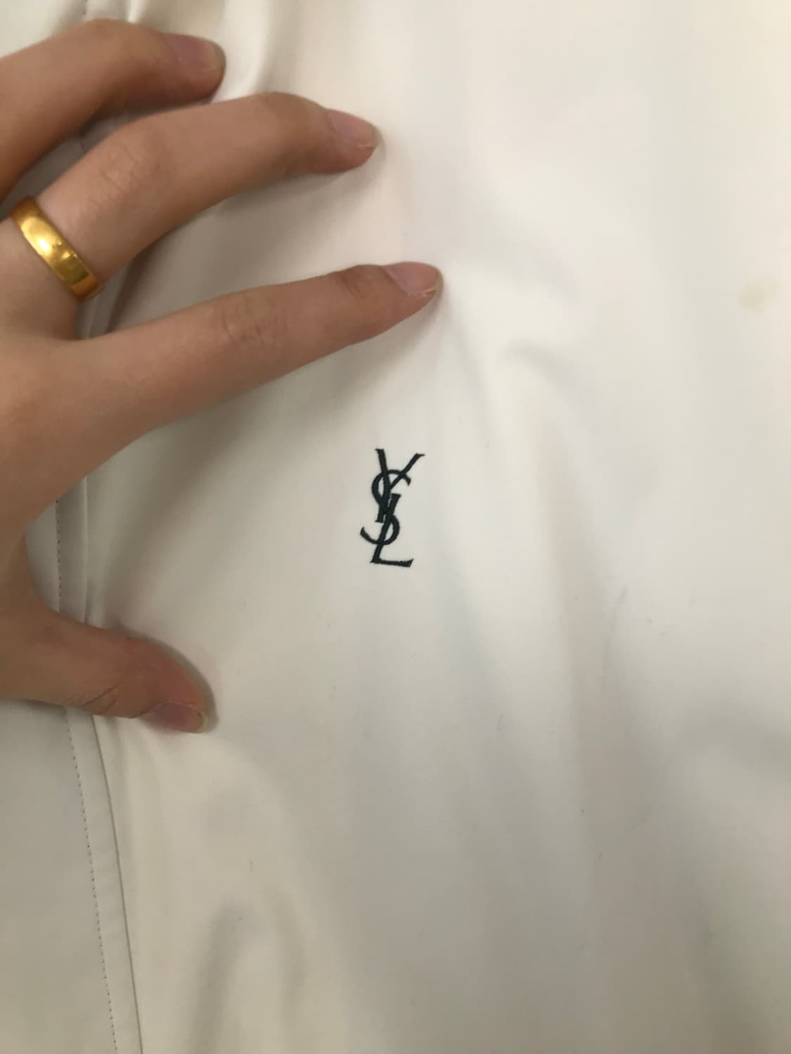 입생로랑 아카이브 90s 화이트 스윙톱 바람막이 자켓 상품이미지4