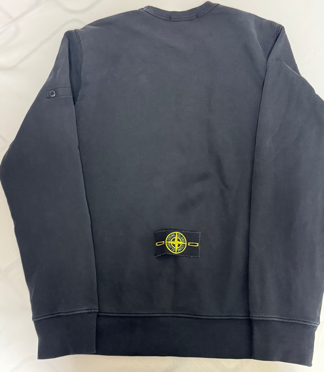 [L]스톤아일랜드 크루넥 블랙 맨투맨 상품이미지2