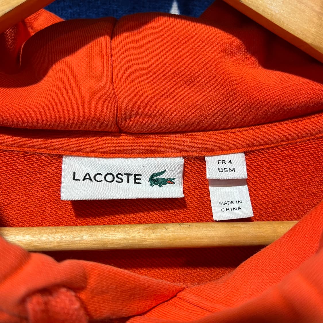 라코스테 후드티 오렌지 상품이미지3