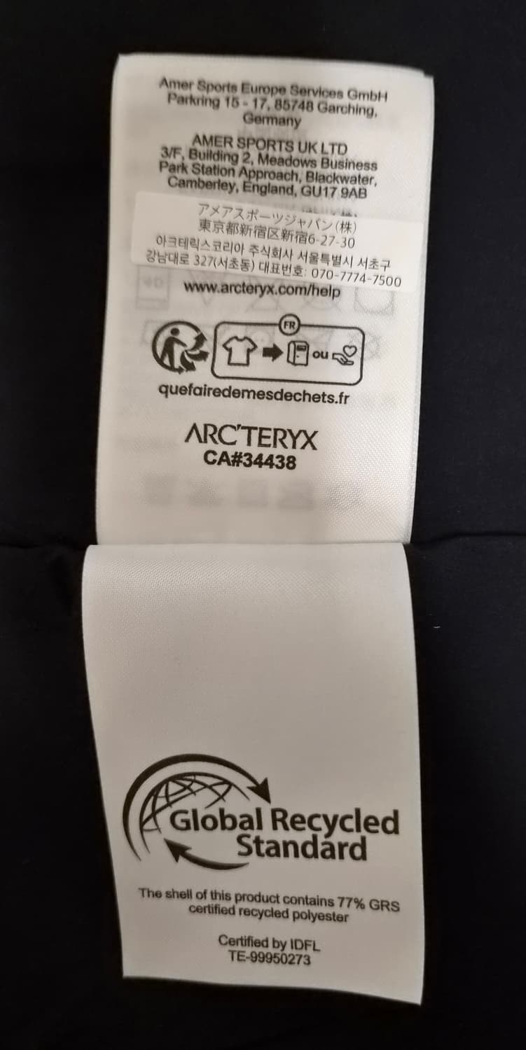 (신세계백화점 매장정품)26SS 아크테릭스 솔라노 자켓 블랙 M 새제품급 상품이미지7