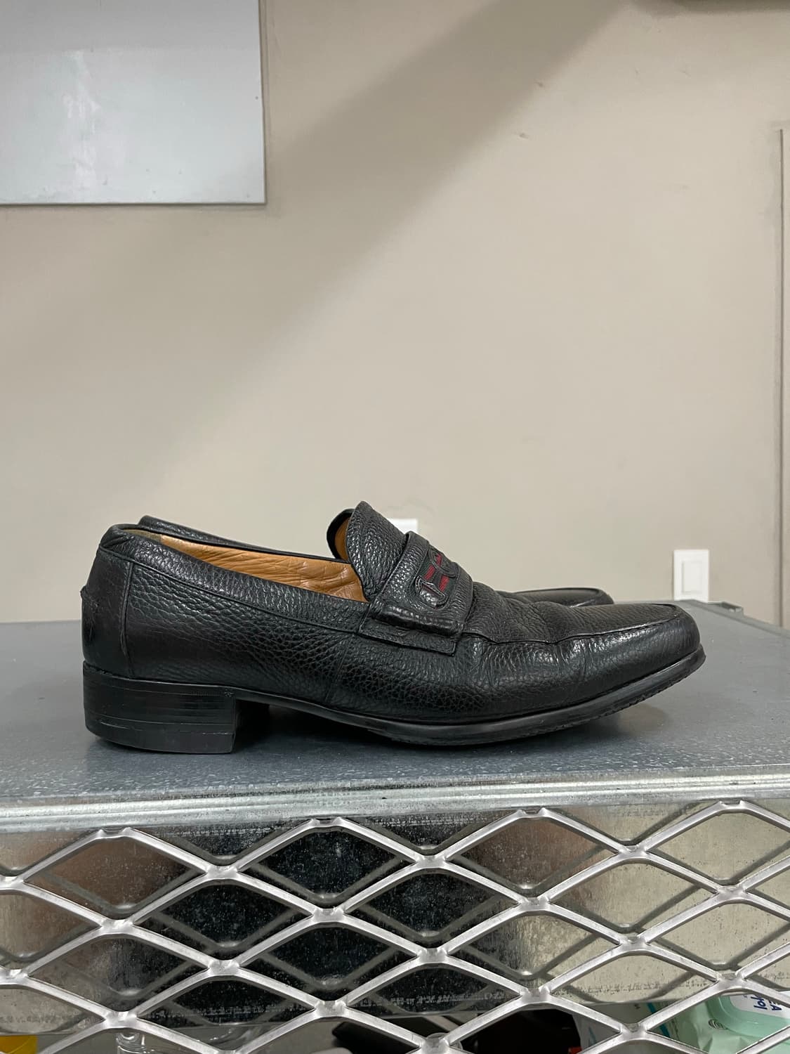 구찌 그레인 레더 로퍼 UK8 (gr-4435) 상품이미지4