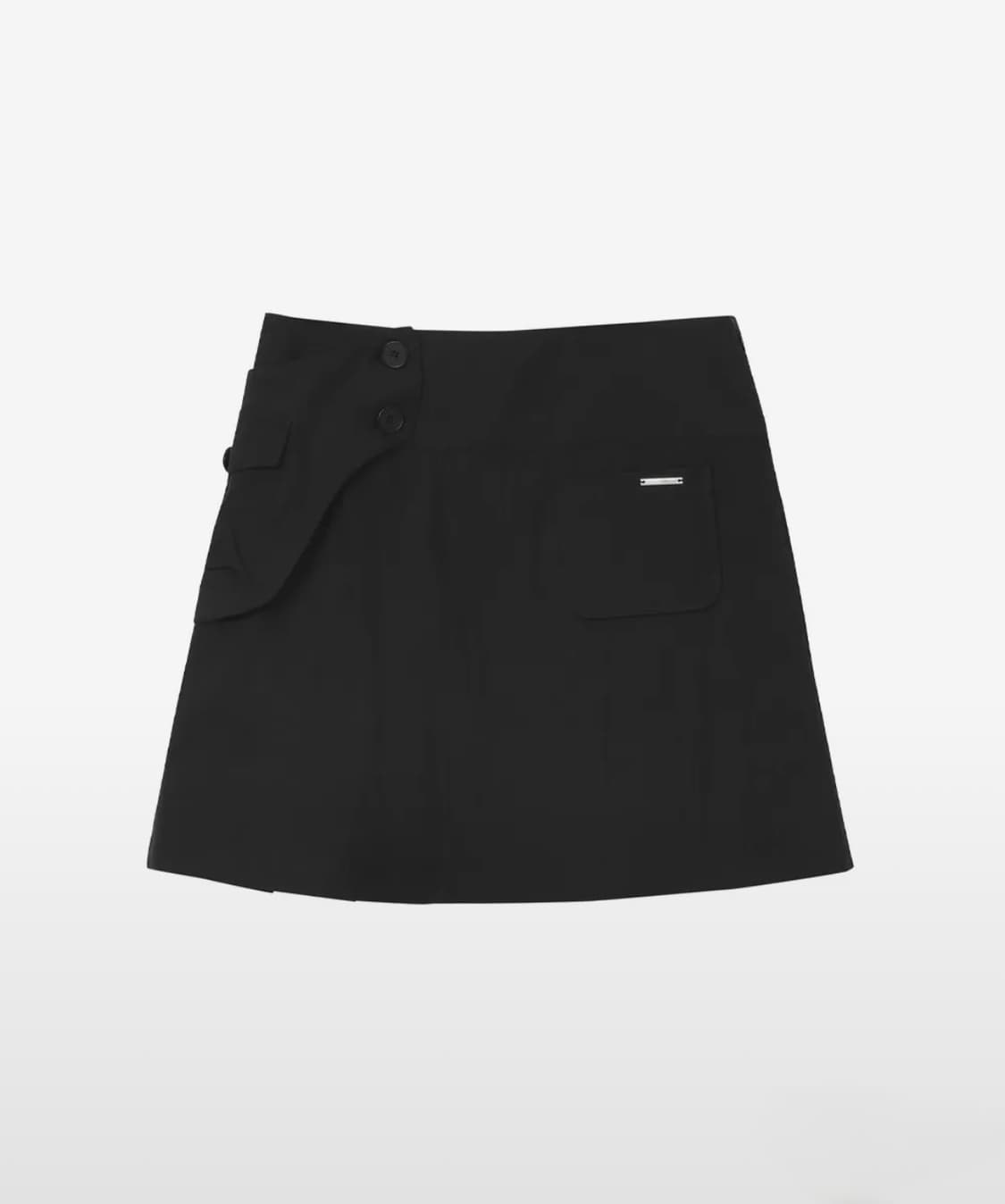 미세키서울 Waist pocket bag midi skirt 블랙 상품이미지5