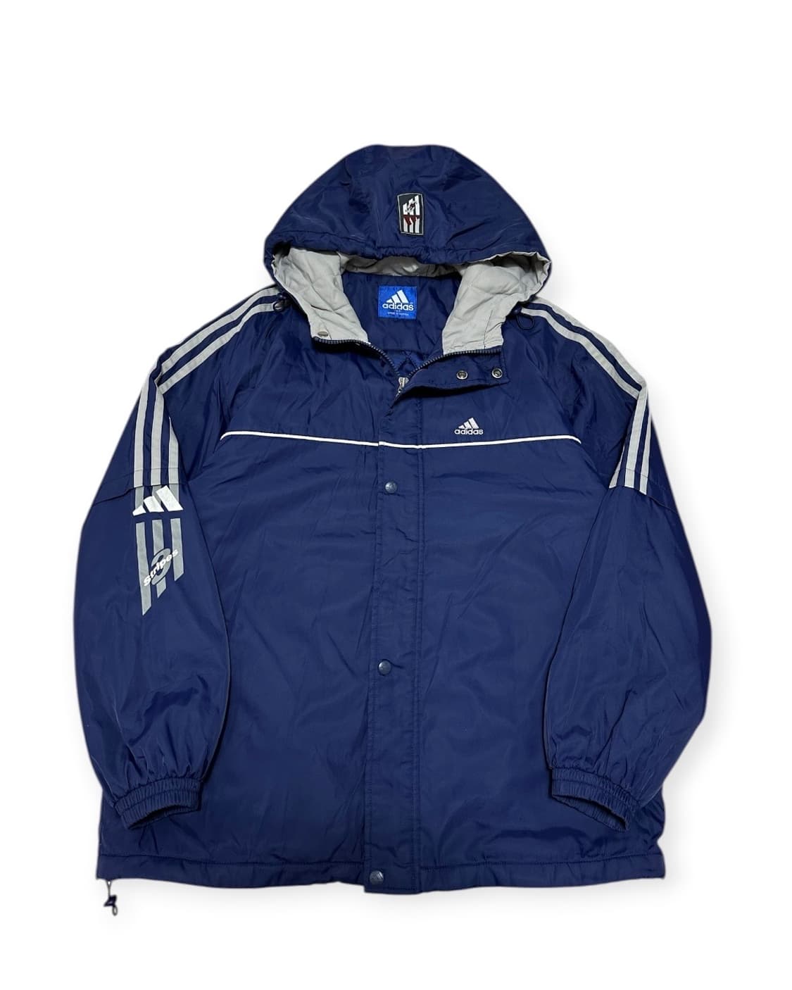 아디다스 00s 네이비 후드 자켓 상품이미지1