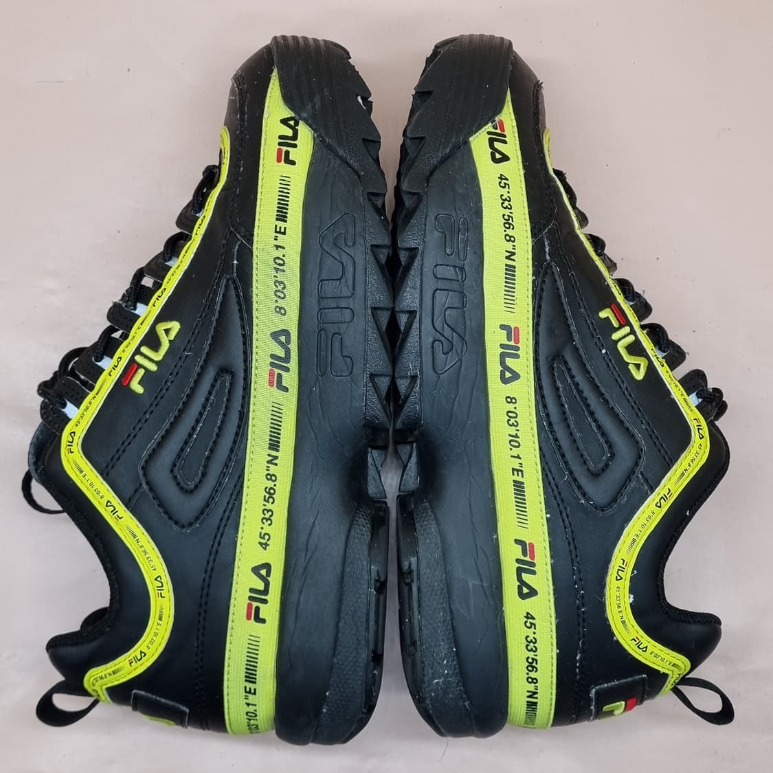 휠라 디스럽터2 옐로우 남성운동화 265 상품이미지5