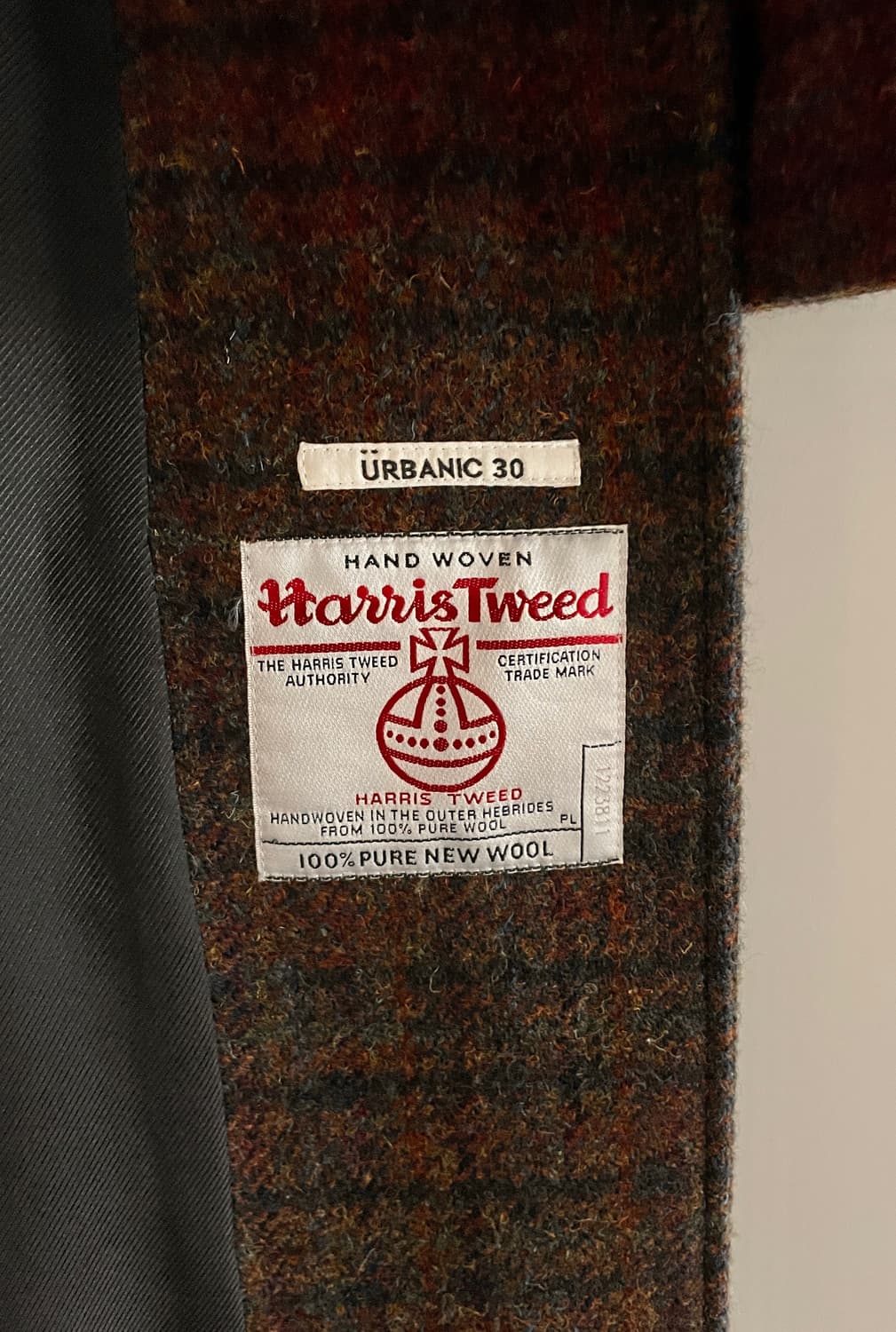 얼바닉30 꼬냑 코트 (해리스트위드) 상품이미지6