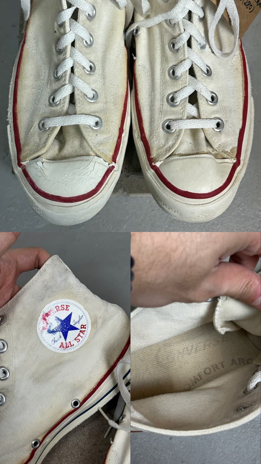 60’s OG USA 컨버스 척테일러 사이드 스티치 상품이미지10