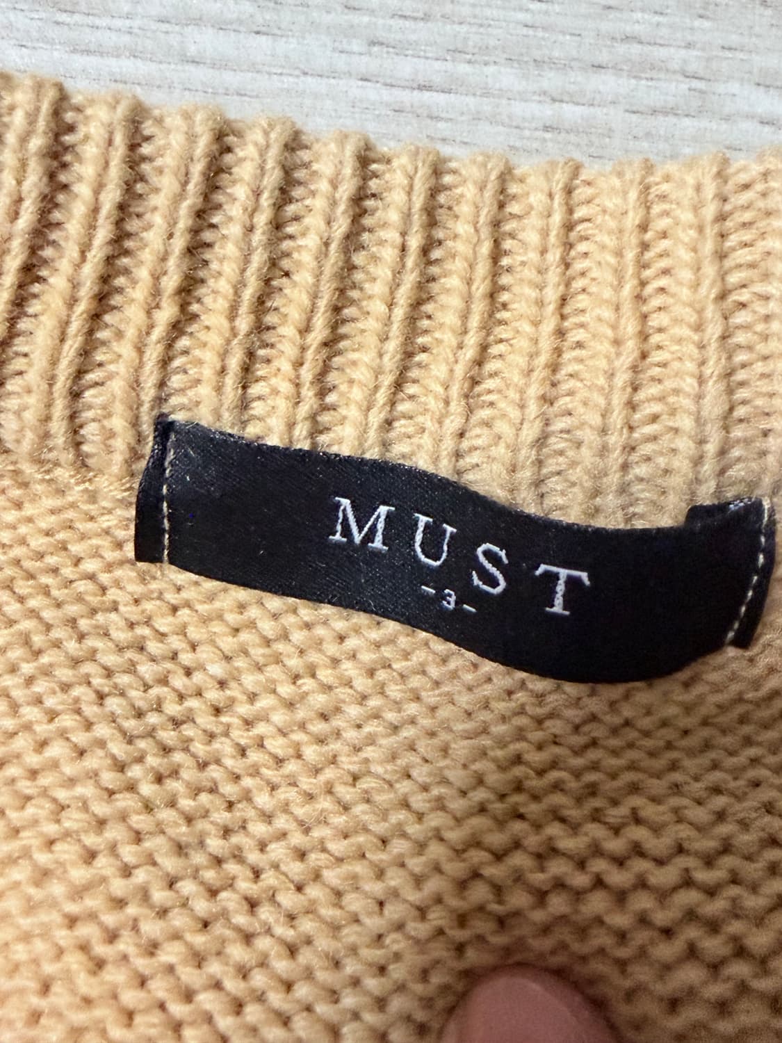 브라운 니트 상품이미지1