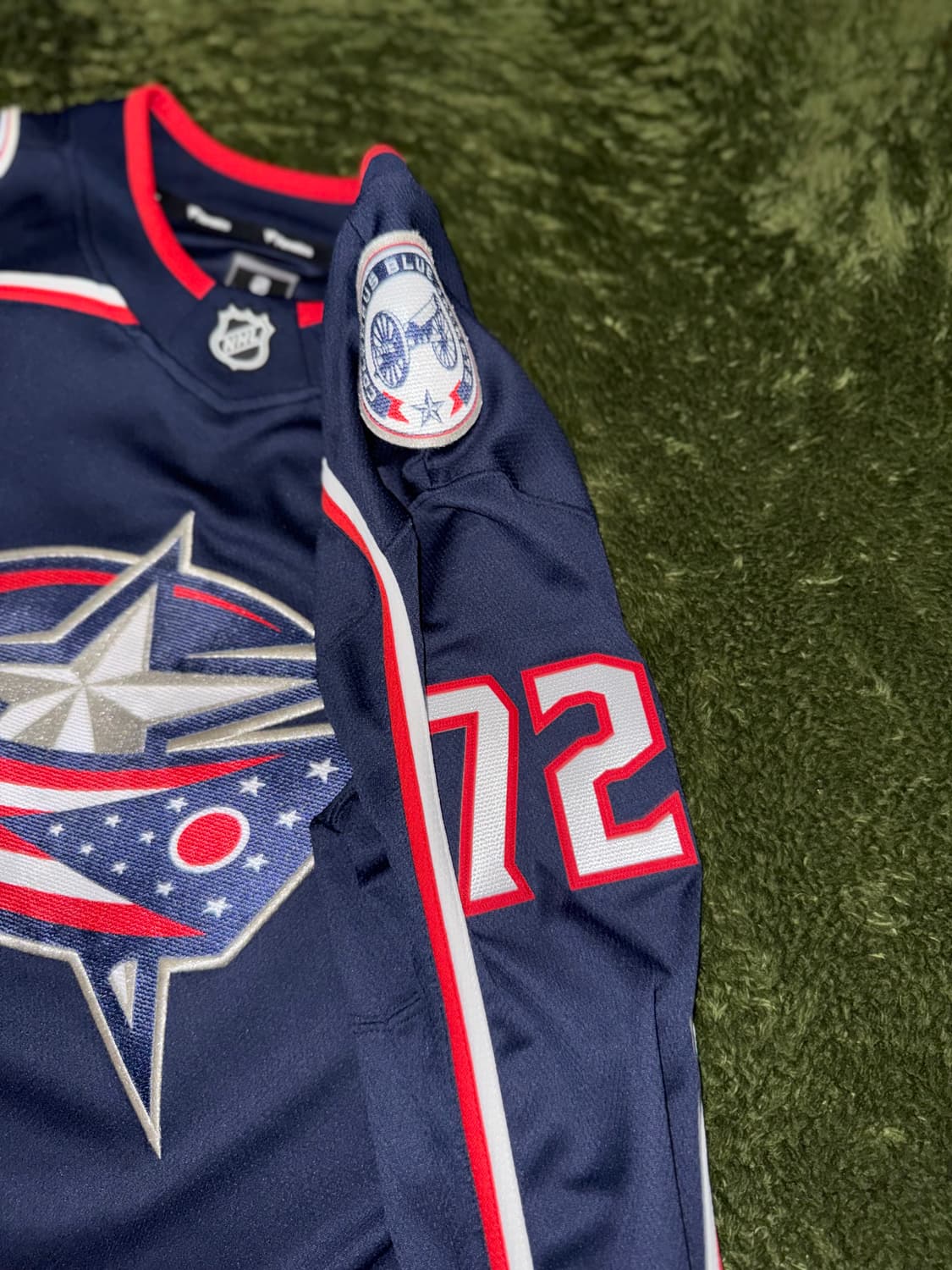 [M] 파나틱스 콜럼버스 블루재키츠 보브로프스키 72 NHL 하키 져지 상품이미지4