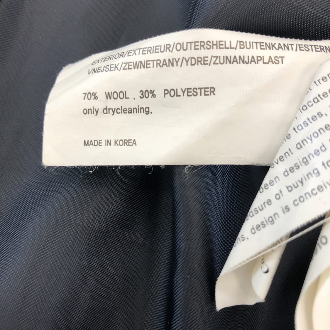 파슨스 헤링본 울코트 L 사이즈  상품이미지7