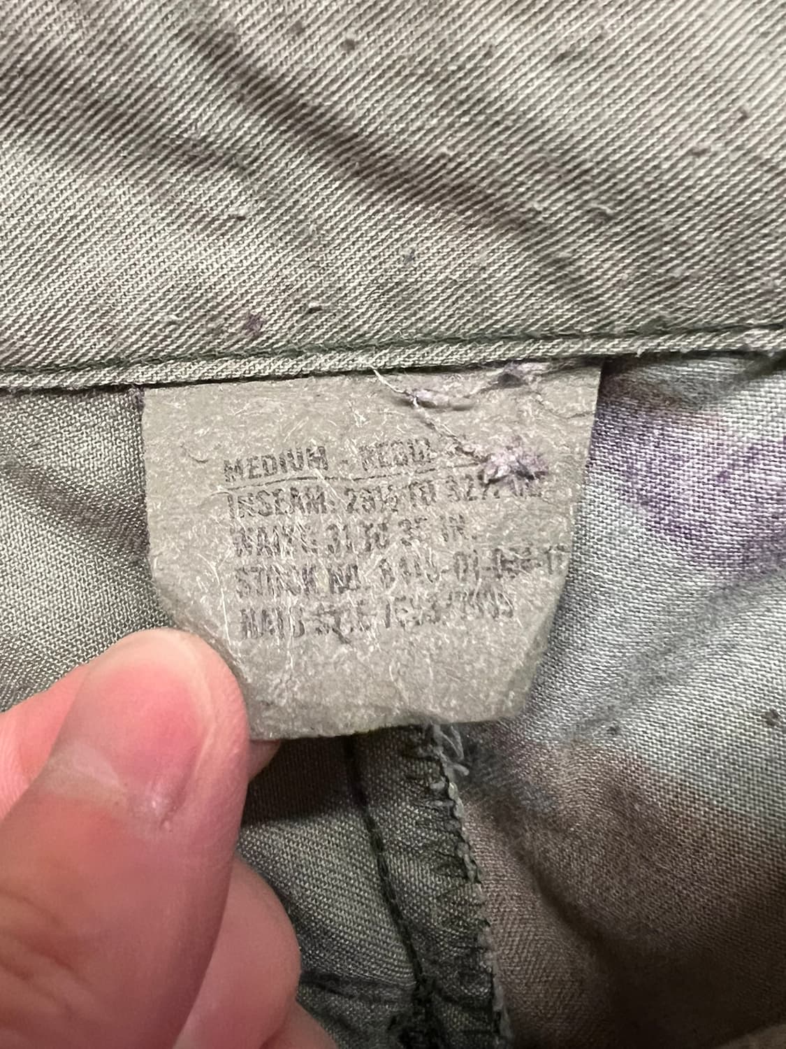 [34] 밀리터리 카고팬츠 우드랜드 카모 BDU 트라우저 상품이미지8