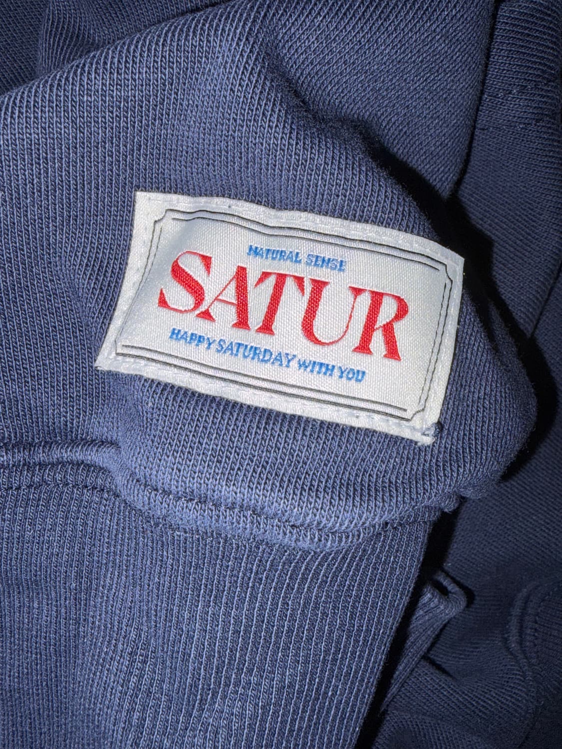 세터 네이비 후드티  상품이미지5