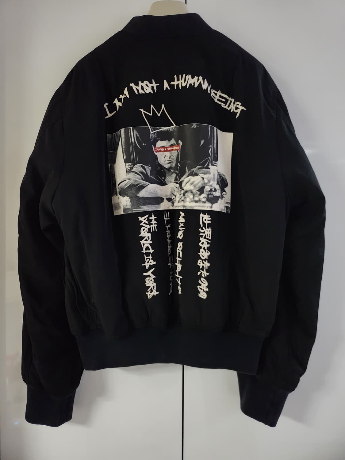 MA-1 점퍼 남성항공점퍼 아임낫어휴먼비잉 상품이미지3