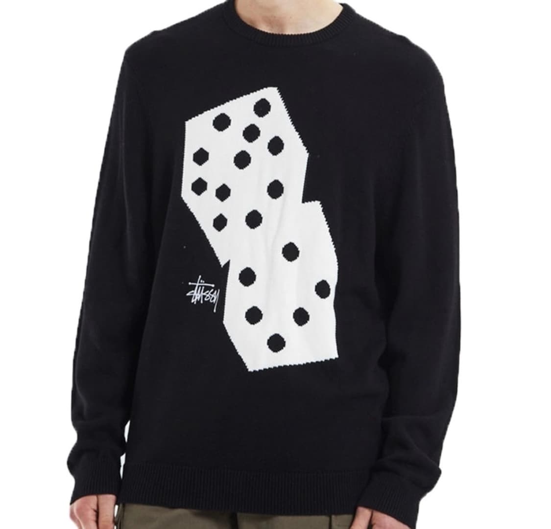 (M) 스투시 다이스 니트 상품이미지1