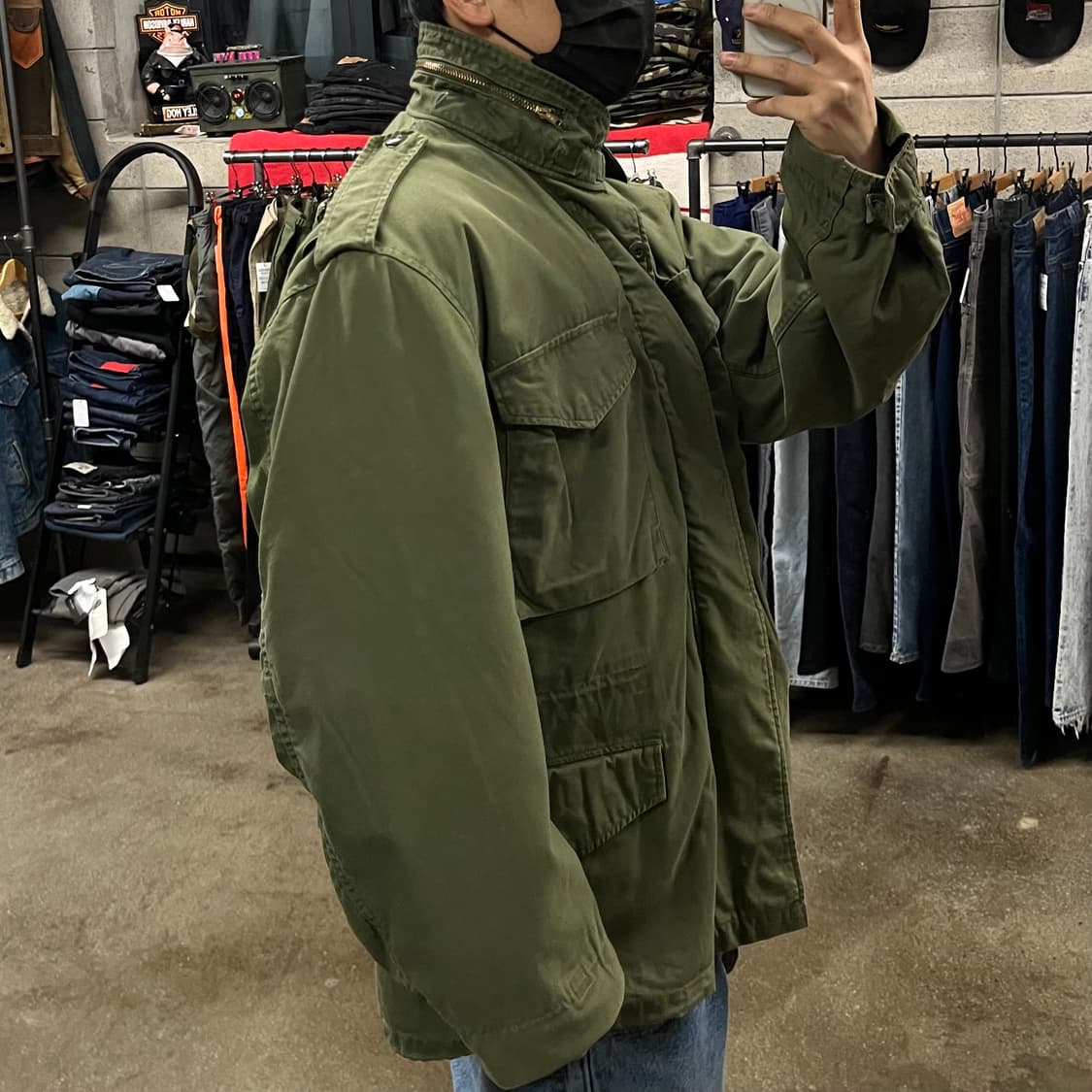 70s 오리지날 M-65 필드자켓 (L/R) 상품이미지8