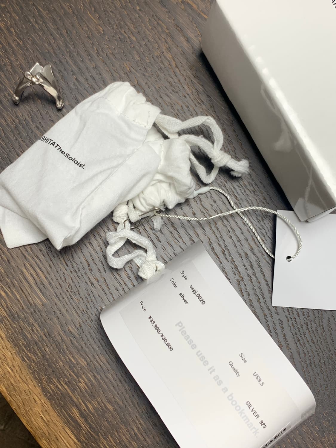 25ss 솔로이스트 빅토리 링 us9.5 상품이미지2