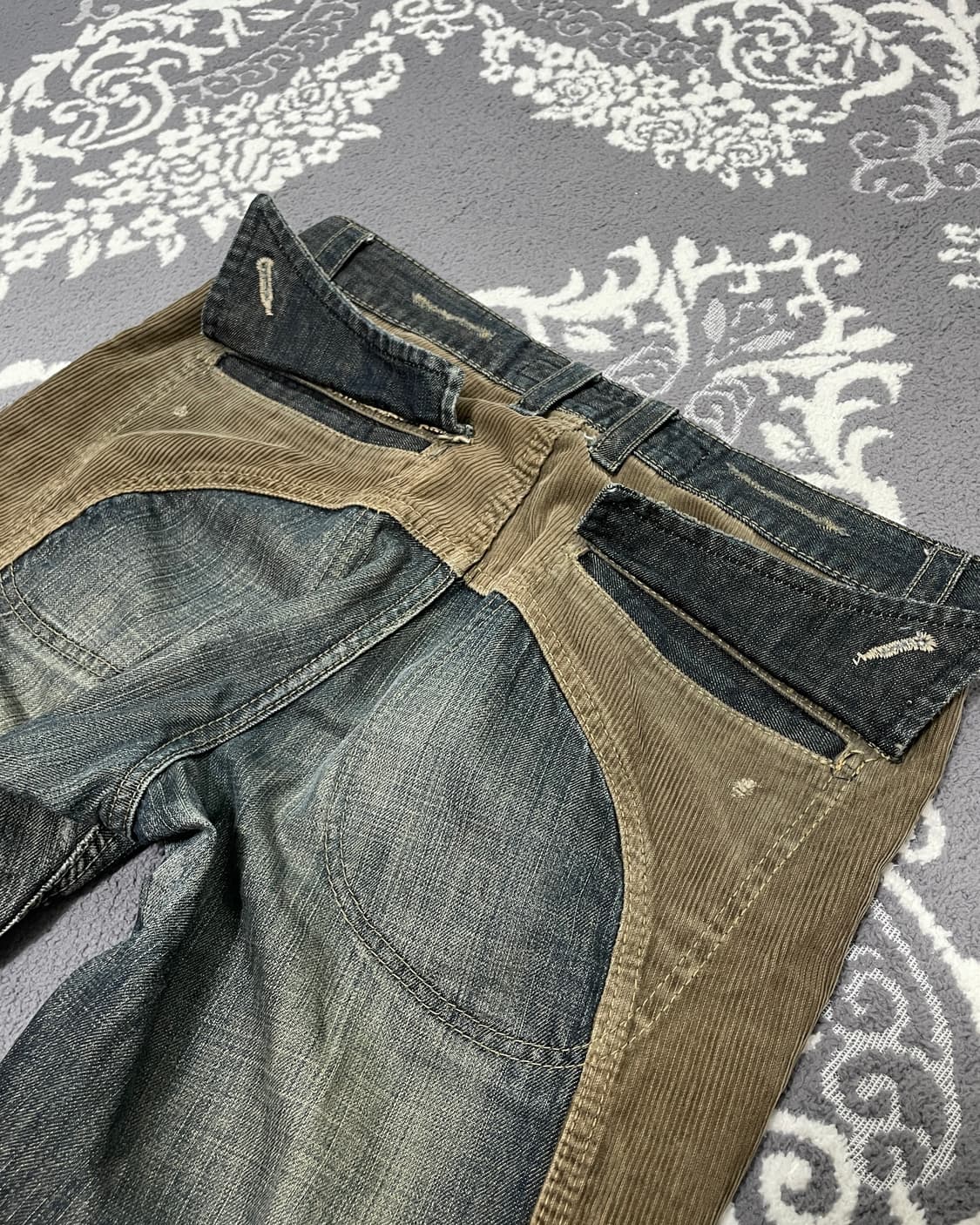 S.nik Jeans 웨스턴 패치워크 데님 팬츠 상품이미지9