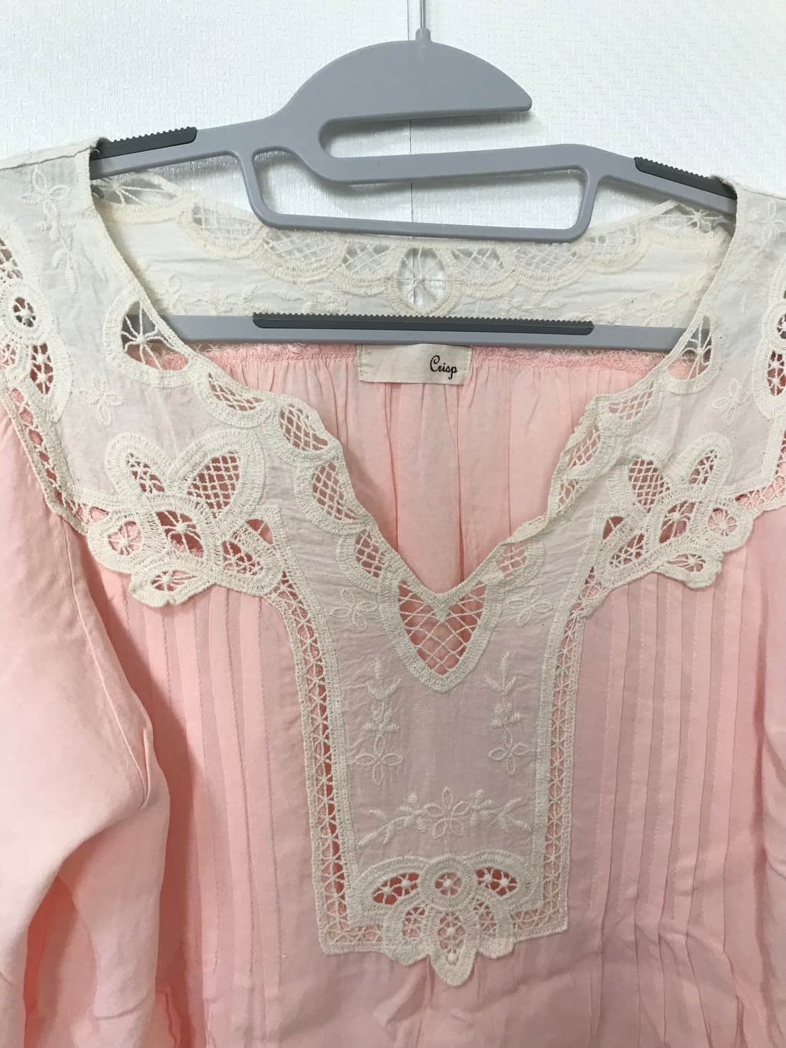 vintage baby pink capri blouse  상품이미지2