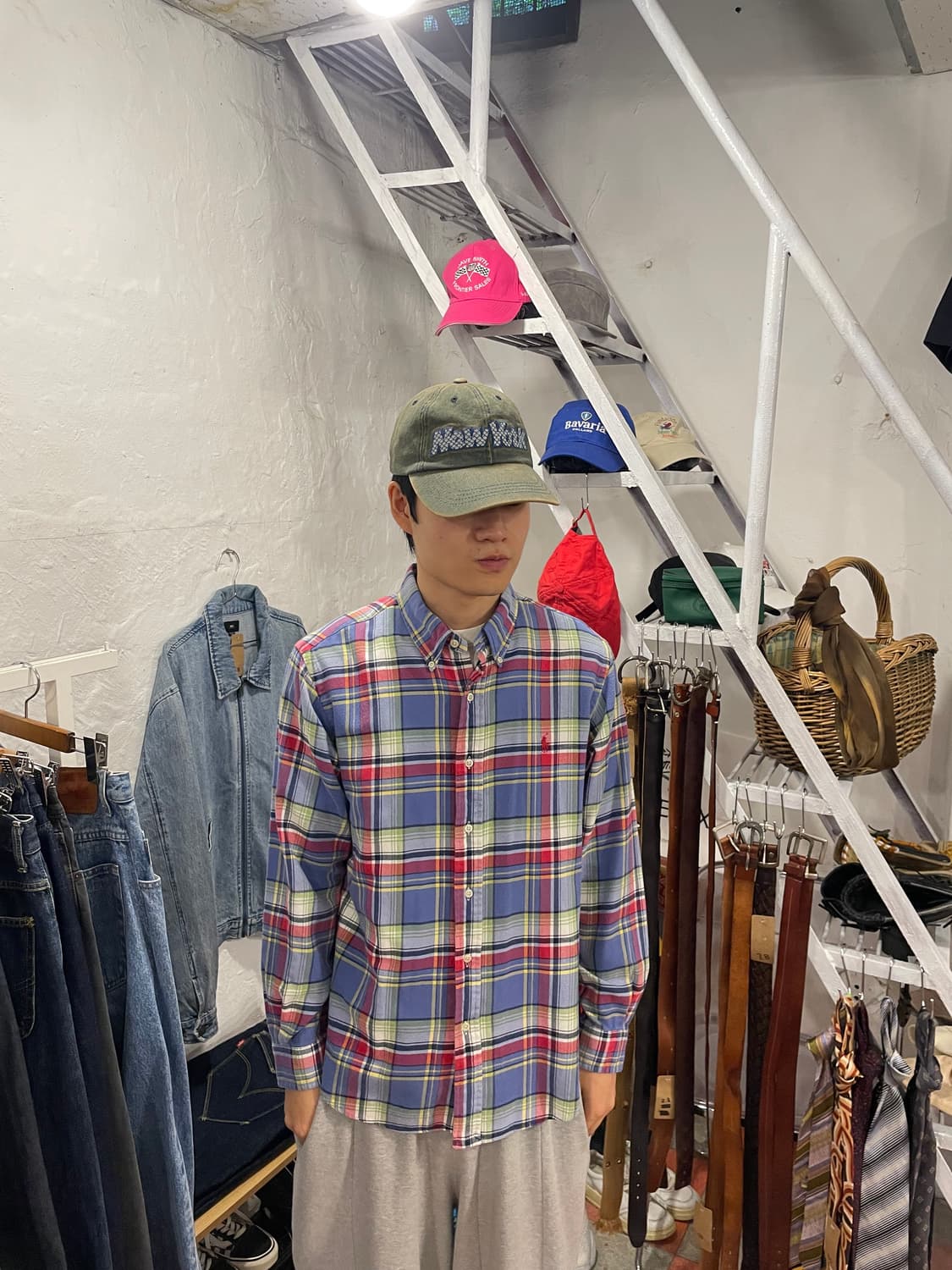 폴로 체크셔츠 상품이미지1