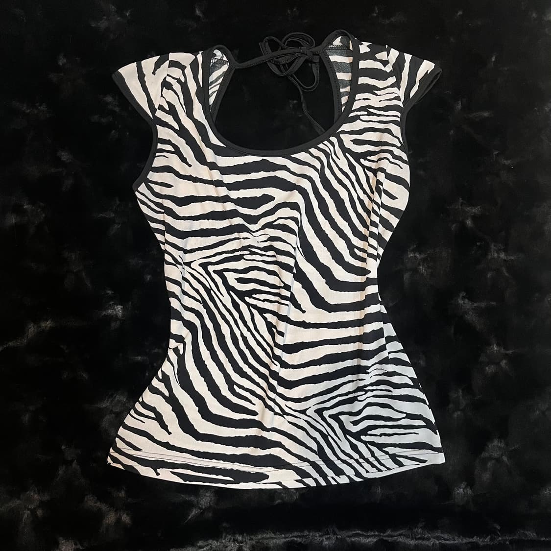 오네갸루 지브라 탑 갸루 y2k 상품이미지1