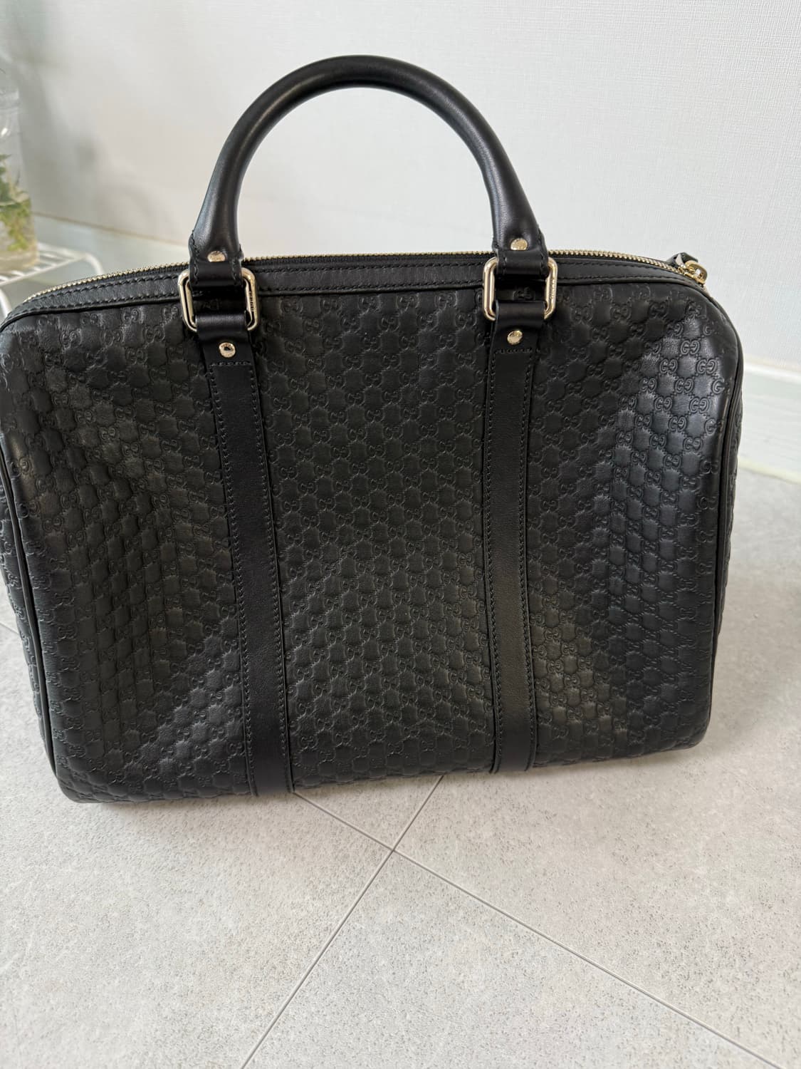 구찌 마이크로시마 보스턴백 토트백 상품이미지3