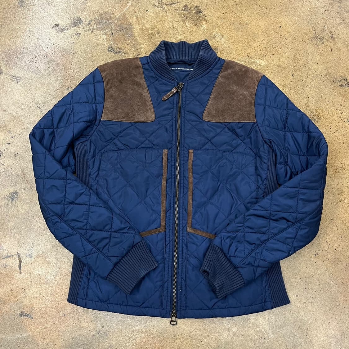 [정품/S] 폴로 랄프로렌 퀼팅 블루종 자켓 b16 상품이미지2