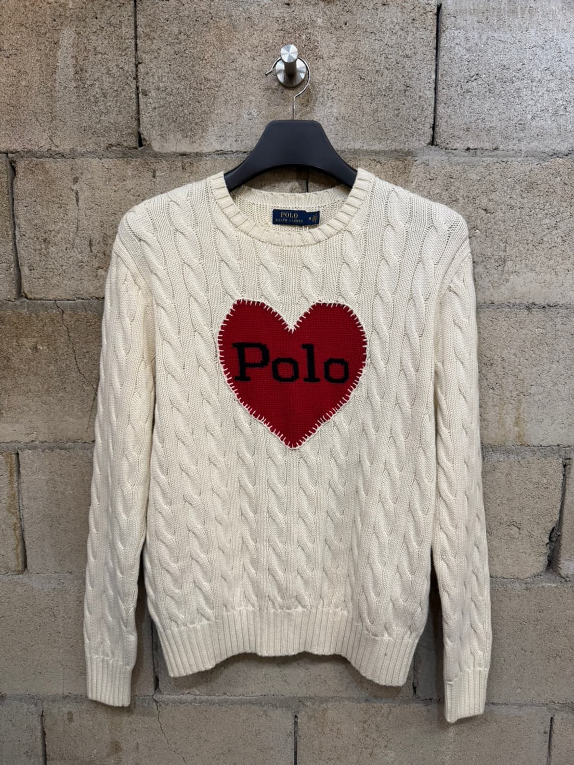 폴로 랄프로렌 하트 케이블 니트  상품이미지1