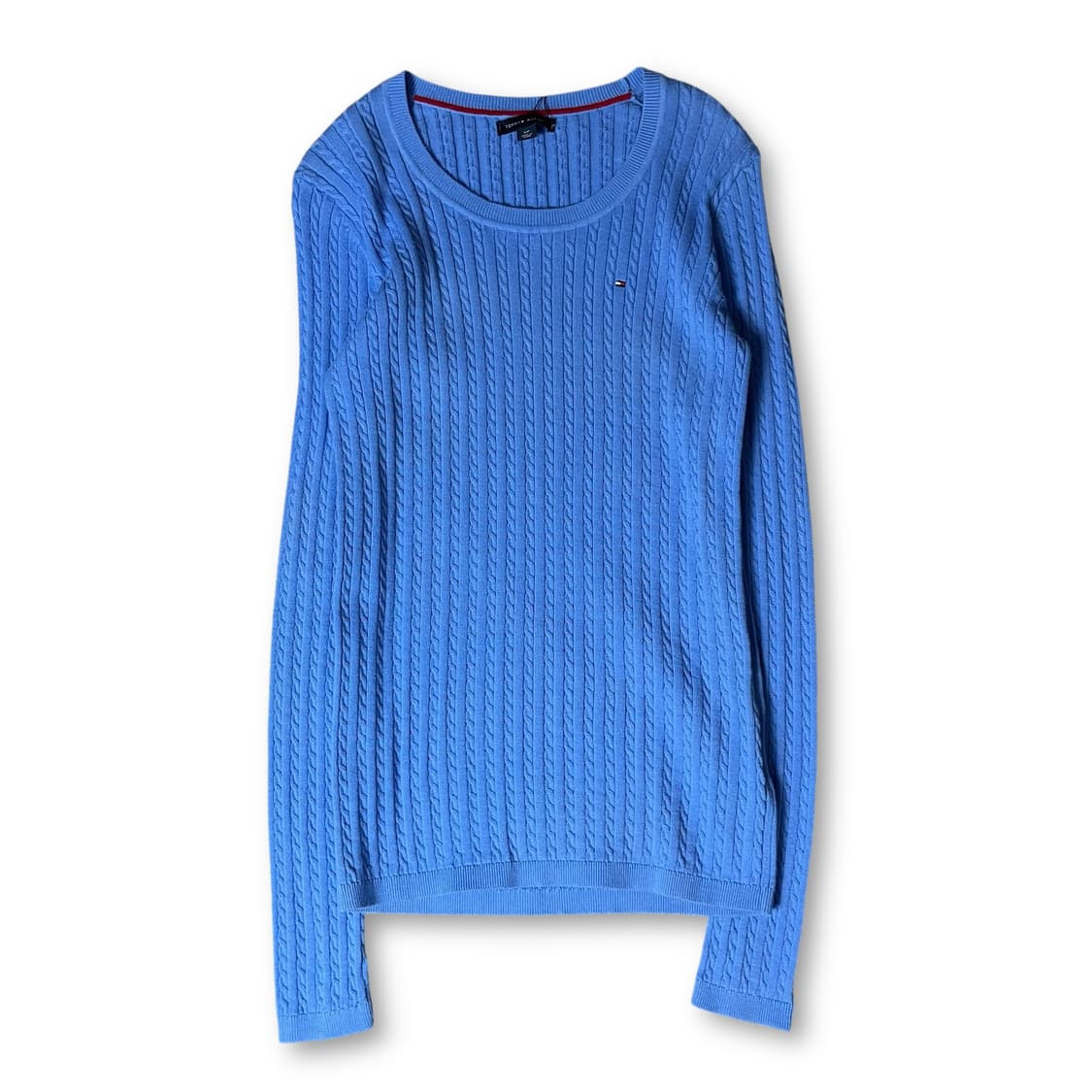타미힐피거 블루 케이블 긴팔 니트 S 상품이미지2