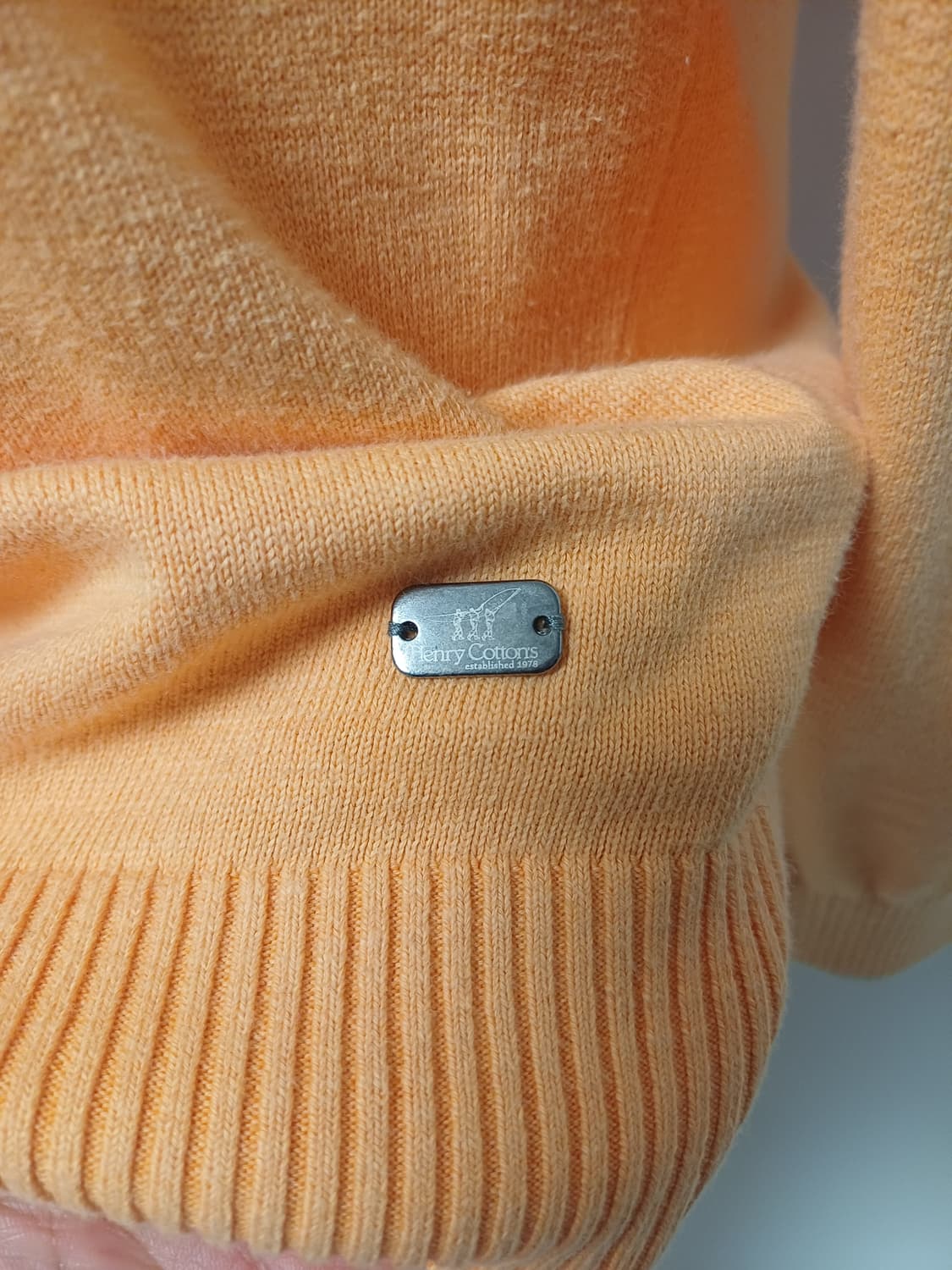 헨리코튼 아카이브 헤리티지 코튼 니트 -오렌지 상품이미지5