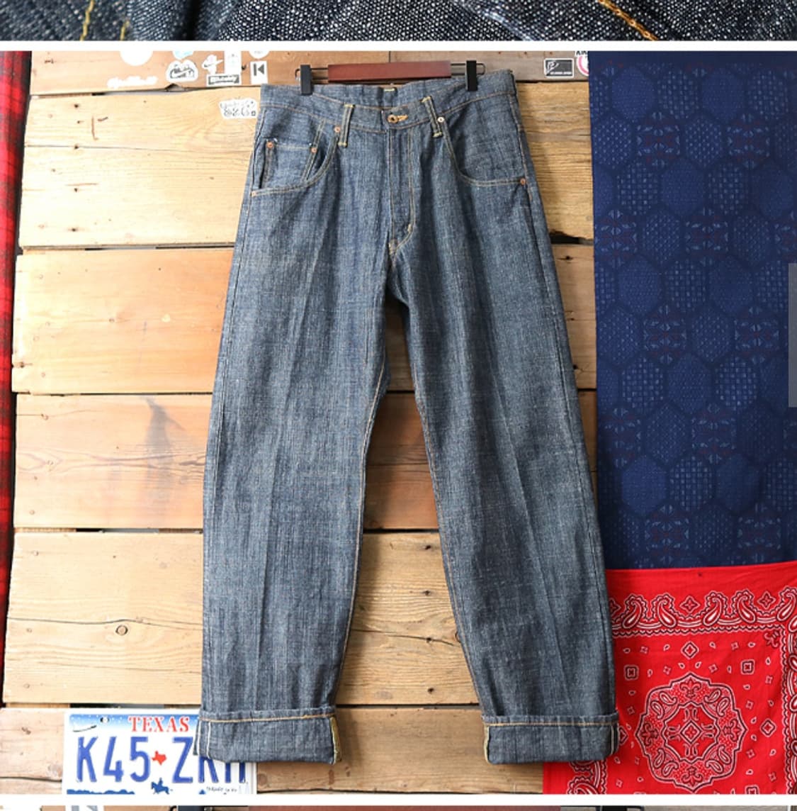  일본판 90S EDWIN 에드윈 505D 셀비지 데님  

최상 컨디션 상품이미지2