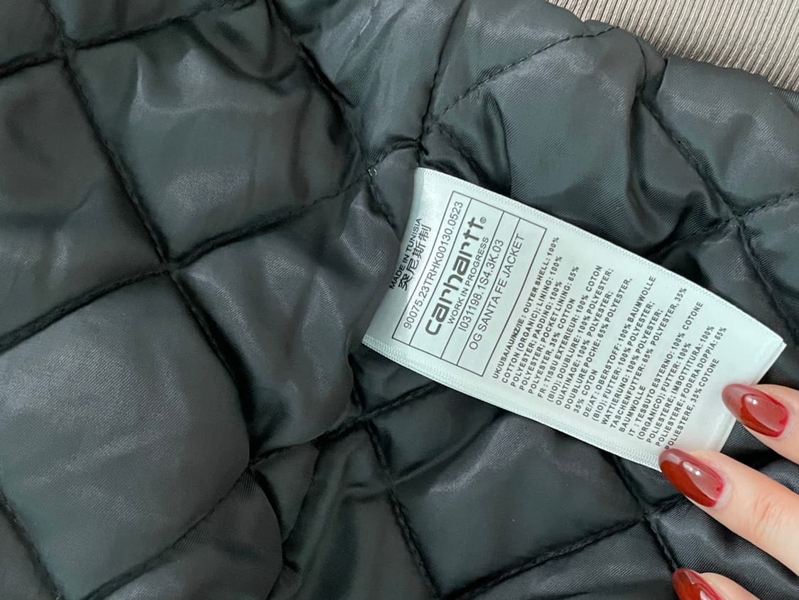 칼하트 WIP OG 산타 페 자켓 바리스타 L판매합니다 상품이미지7