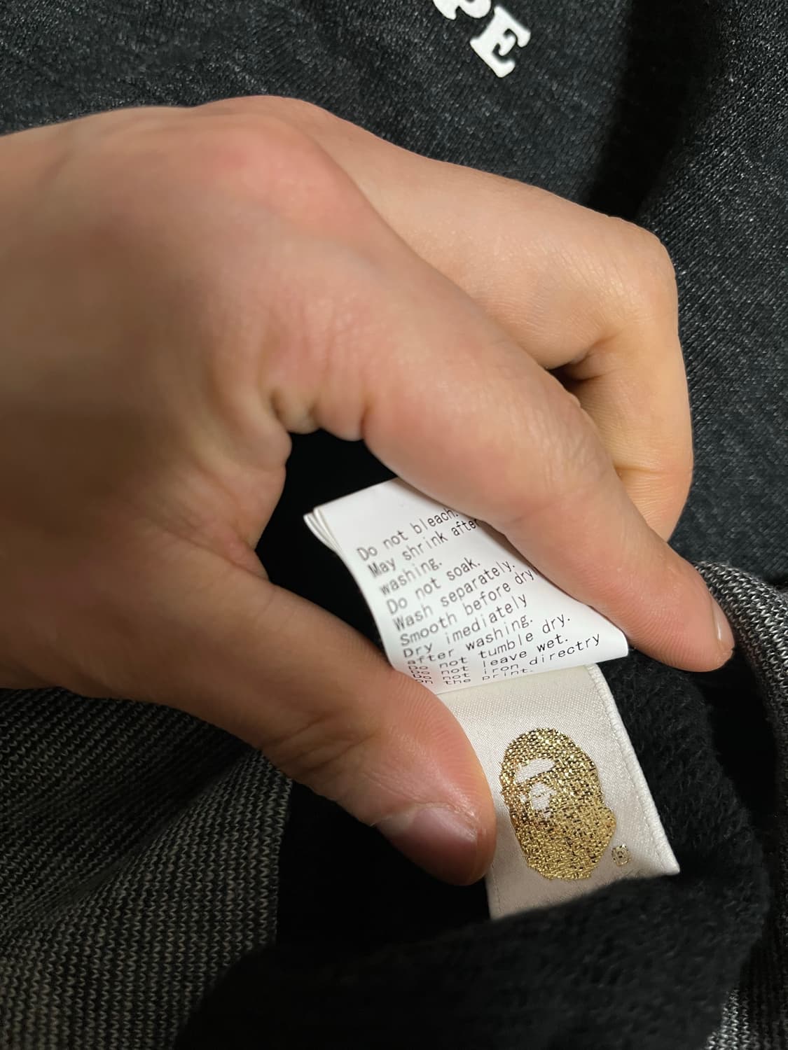 베이프 아카이브 베이비 마일로 후드집업 상품이미지7