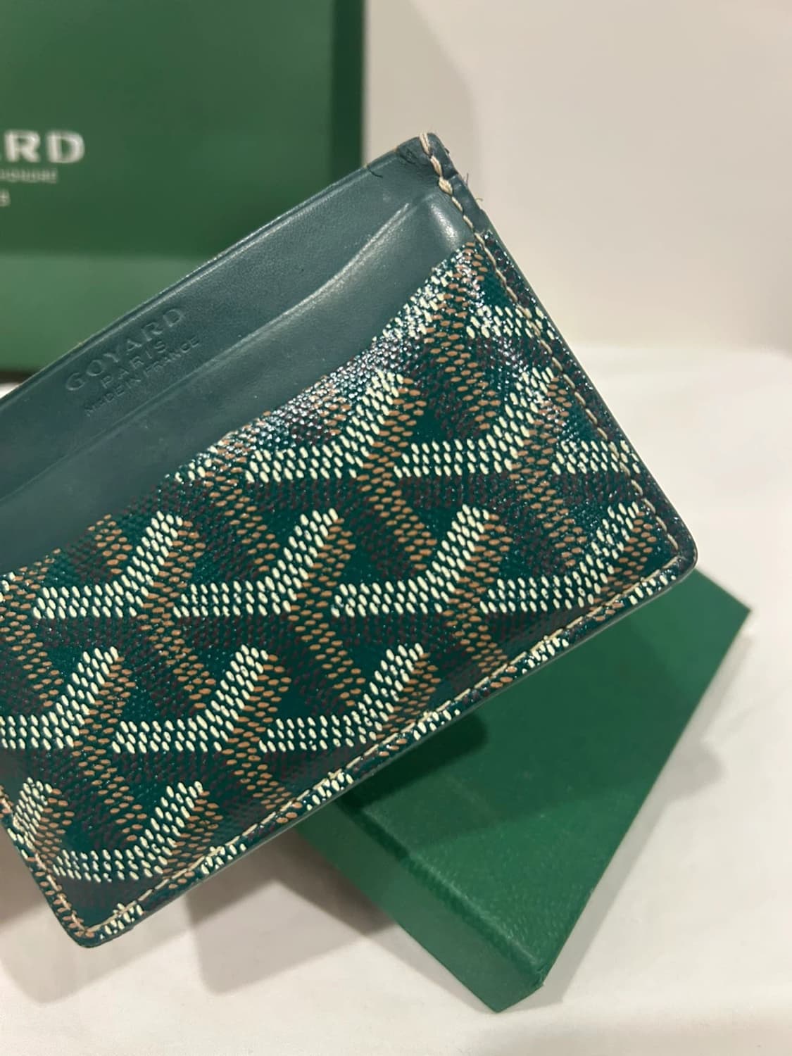 고야드 생쉴피스 그린 카드지갑 지갑 상품이미지4