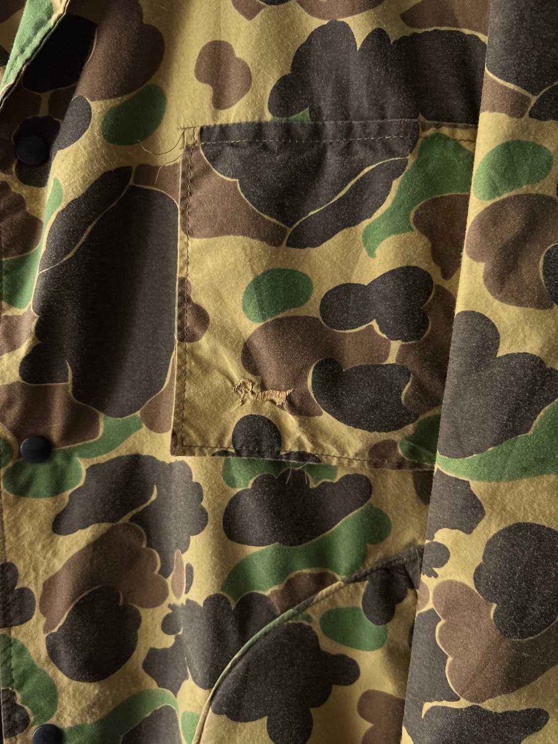 [XL]80's USA 빈티지 덕카모 고어텍스 헌팅 자켓 상품이미지3