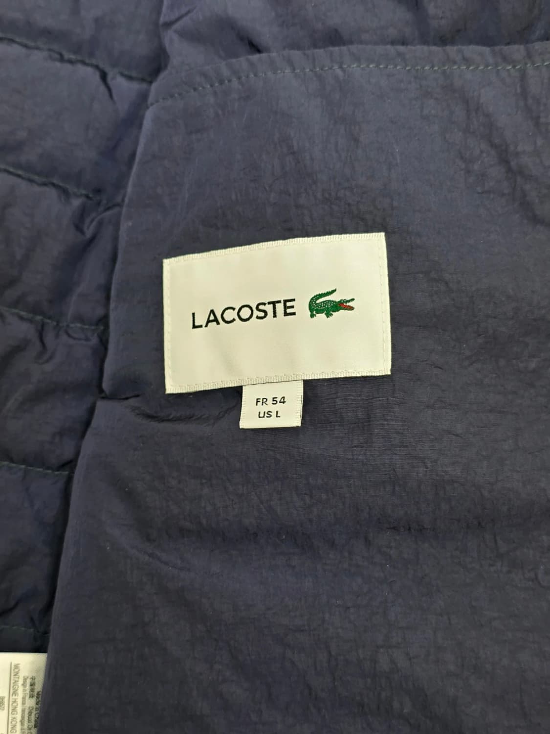 [새제품] 라코스테 남성 경량 후드 다운 패딩 자켓 상품이미지8