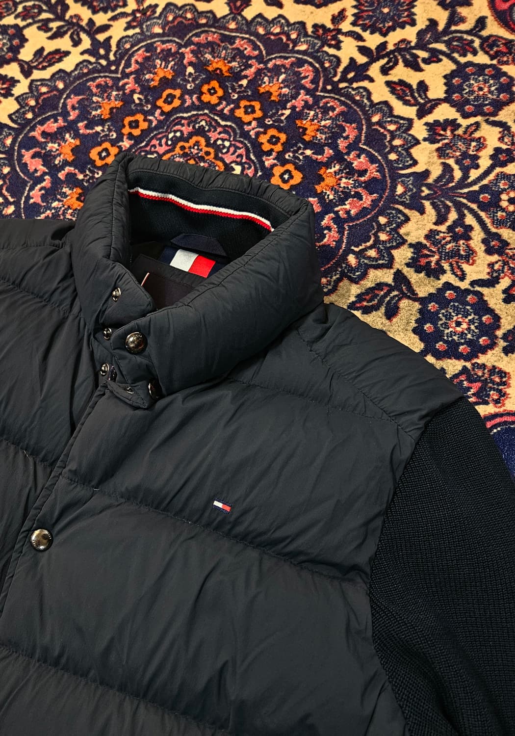 타미힐피거 구스다운 니트 레이어드 패딩 점퍼
M size 상품이미지2