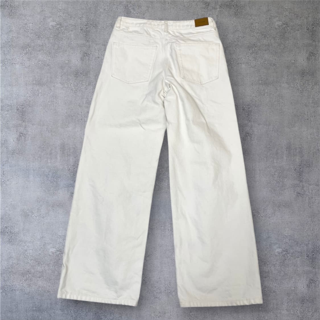 샵엠 Shopm 화이트 그레이스 데님 팬츠 M 상품이미지6